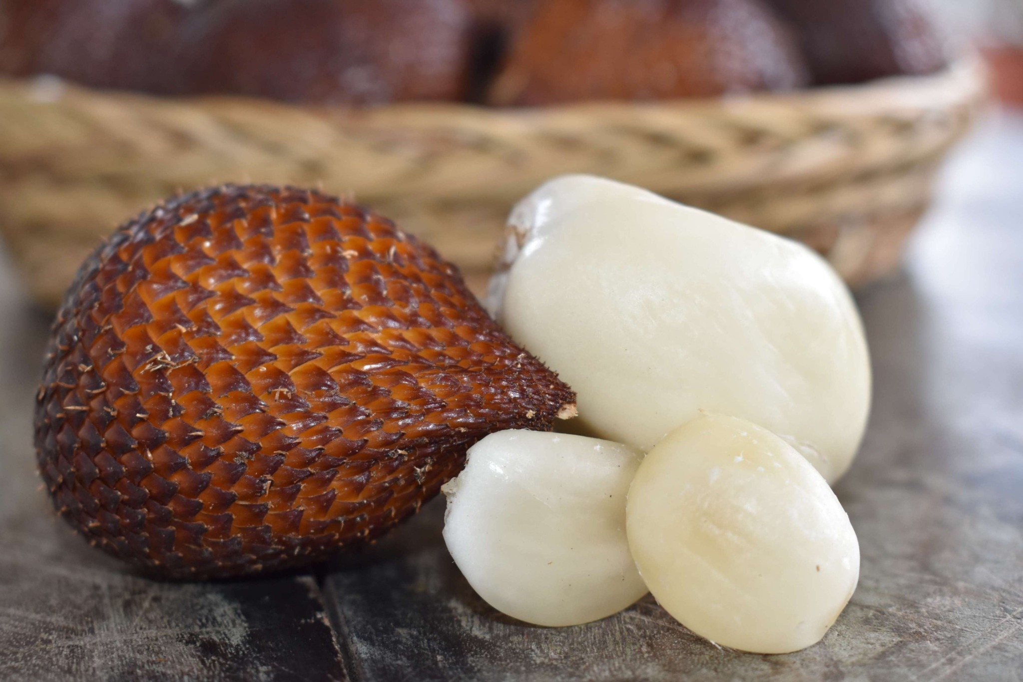 Fresh salak detail